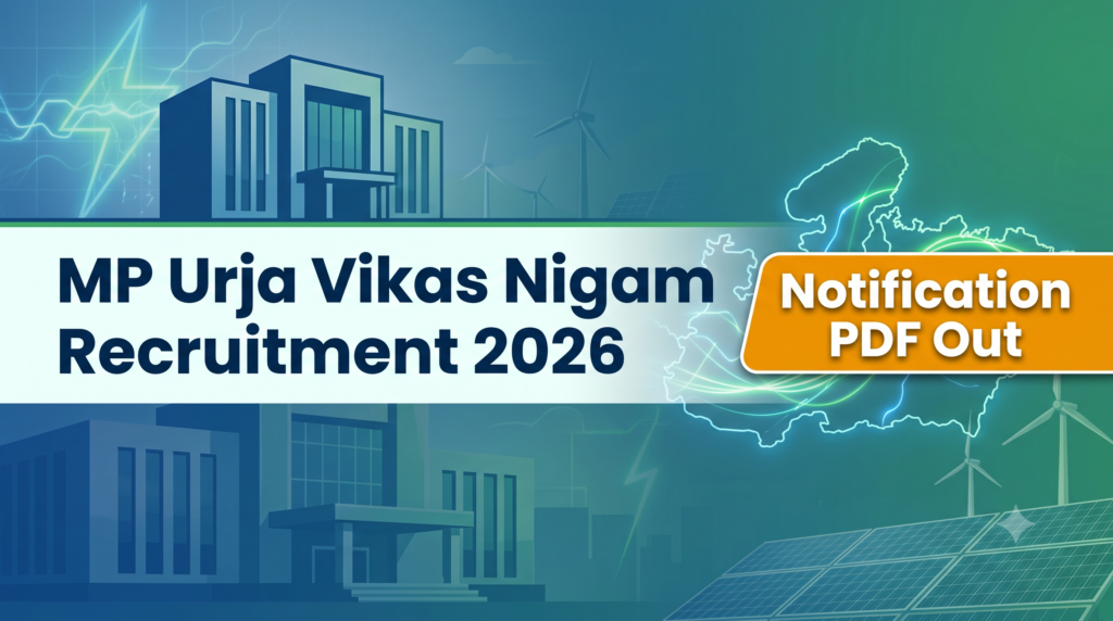 MP Urja Vikas Nigam Recruitment 2026 – Notification PDF, Eligibility, Vacancy Details