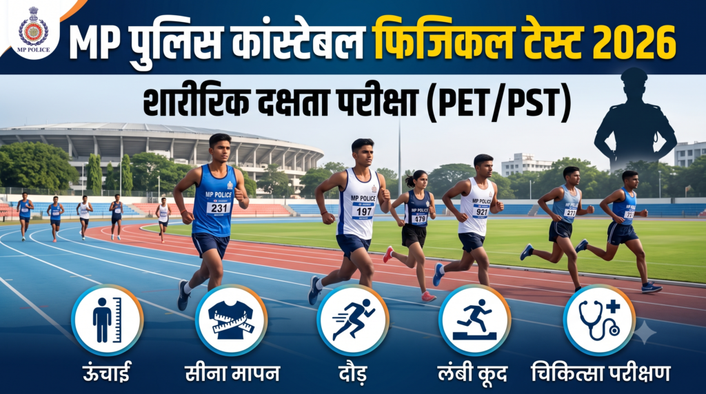 MP Police Constable Physical Test 2026